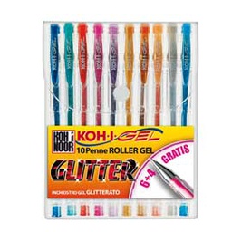 [45944] ASTUCCIO 10 ROLLER KOH-I-GEL GLITTER