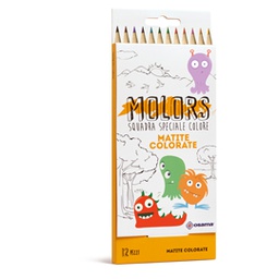 [82313] Astuccio 12 matite colorate Molors OSAMA