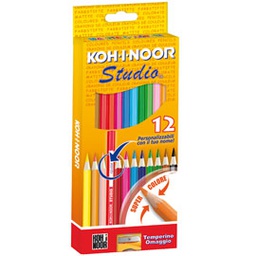 [51326] Astuccio 12 matite colorate Studio Koh.I.Noor