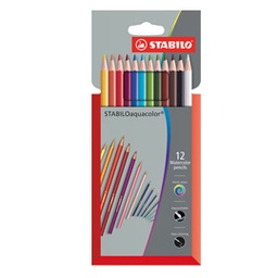[82076] Astuccio 12 pastelli Stabilo AQUACOLOR 1612-3