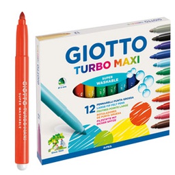 [36193] ASTUCCIO 12 PENNARELLI TURBOMAXI GIOTTO