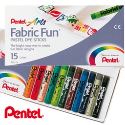 [76610] ASTUCCIO 15 PASTELLI PER TESSUTO FABRIC Fun PENTEL