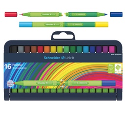 [79987] Astuccio 16 fineliner LINK-IT 0,4mm colori ass. SCHNEIDER