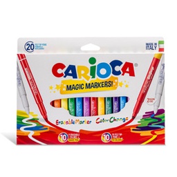 [79426] Astuccio 20 pennarelli Magic Markers colori assortiti CARIOCA