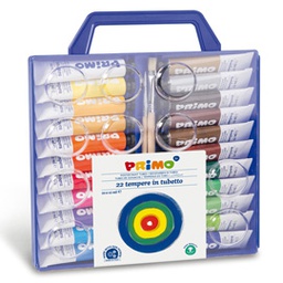 [82093] Astuccio 22 tubi tempera 12ml Primo