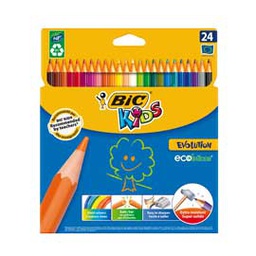 [46452] ASTUCCIO 24 MATITE KIDS EVOLUTION BIC