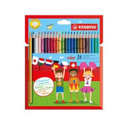 [76514] Astuccio 24 pastelli colorati STABILO COLOR