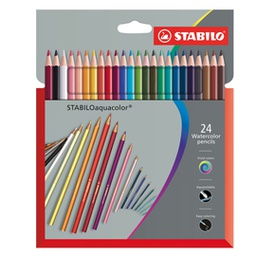 [82077] Astuccio 24 pastelli Stabilo AQUACOLOR 1624-3