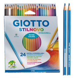 [79428] ASTUCCIO 24 PASTELLI STILNOVO ACQUARELL GIOTTO