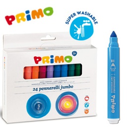 [73143] ASTUCCIO 24 PENNARELLI JUMBO SUPERLAVABILI PRIMO