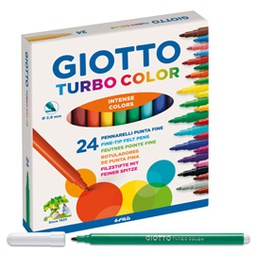 [36198] ASTUCCIO 24 PENNARELLI TURBOCOLOR GIOTTO