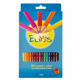 [95846] Astuccio 36 pastelli Elios + temperamatite Fila