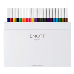 [94326] Astuccio 40 fineliner EMOTT tratto 0.4mm colori assortiti Uni Mitsubishi