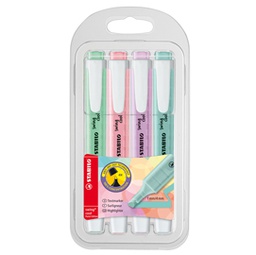 [85916] Astuccio 4pz evidenziatore SWING COOL pastel colori classic STABILO