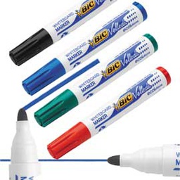 [68065] ASTUCCIO 4 MARCATORI P.TONDA Whiteboard VELLEDAÂ® 1701 Recycled BICÂ®