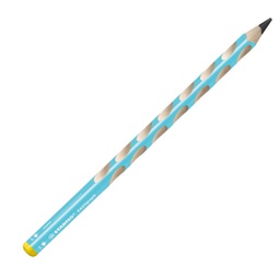 [82652] Astuccio 6 matite grafite EasyGraph HB fusto azzurro per mancini Stabilo