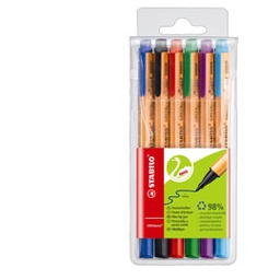 [73420] ASTUCCIO 6 Pennarello GREENPOINTÂ® 0.8mm STABILO