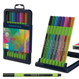 [79978] Astuccio 8 fineliner LINE-UP 0,4mm colori ass. SCHNEIDER