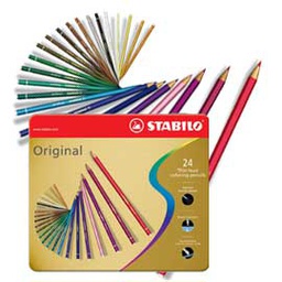 [36756] Astuccio metallo 24 pastelli STABILO ORIGINAL 8774