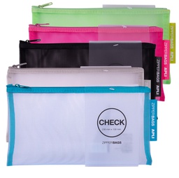 [93914] ASTUCCIO ZIP IN NYLON 23X13CM COLORI ASSORTITI APLI