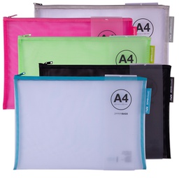 [93916] ASTUCCIO ZIP IN NYLON 35,5X25,5CM COLORI ASSORTITI APLI