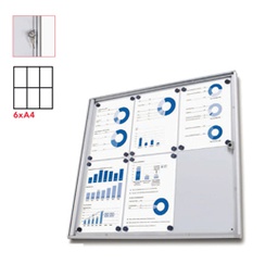 [83285] Bacheca interni Magnetica 6XA4 anta battente Economy Jansen