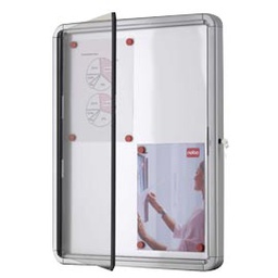 [57612] BACHECA PER INTERNI BIANCA MAGNETICA 8XA4 ORIZZONTALE NOBO