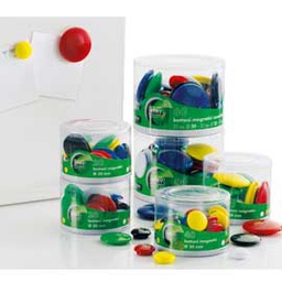 [61338] BARATTOLO 40 MAGNETI TONDI D 20MM COLORI ASS. ART.2140