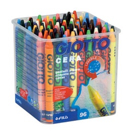 [72586] BARATTOLO 96 PASTELLI CERA 90mm D 8.5mm GIOTTO