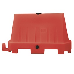 [80764] BARRIERA STRADALE 100x40x70cm ROSSO tipo NEW JERSEY
