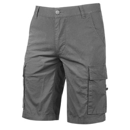 [89899] Bermuda da lavoro Summer taglia L grigio U-Power