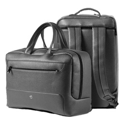 [96376] Bi-Bag Gate Trended ecopelle dim. 42x28x14cm nero InTempo