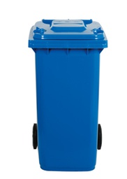 [86727] Bidone carrellato 240Lt blu per raccolta differenziata
