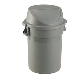 [74165] BIDONE MAXIPUSH 80Lt Grigio