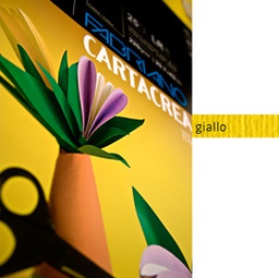 [37239] Blister 10fg cartoncino 35x50cm 220gr giallo Cartacrea Fabriano