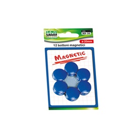 [44935] BLISTER 12 MAGNETI MR-20 BLU DIAM.20MM