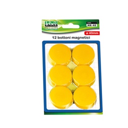 [45533] BLISTER 12 MAGNETI MR-40 VERDE DIAM.40MM
