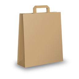 [51340] BLISTER 25 SHOPPERS 26X11X35CM AVANA NEUTRO PIATTINA