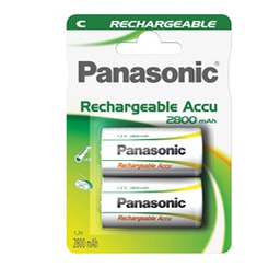 [74801] BLISTER 2 mezze torce ricaricabili READY TO USE C PANASONIC