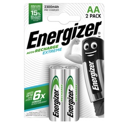 [94394] Blister 2 pile ricaricabili AA - Energizer Extreme