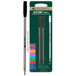 [64775] Blister 2 refill per SFERA Cross ® NERO PUNTA MEDIA