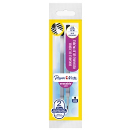 [80156] Blister 2 refill sfera ERASABLE GEL 0,7mm nero PAPERMATE