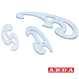 [34874] BLISTER 3 CURVILINEA UNI ARDA BURMESTER