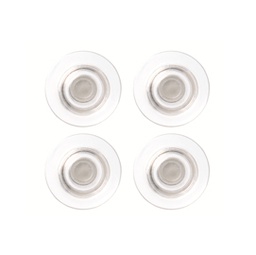 [86889] Blister 4 Magneti extra-forti trasparenti D32mm Nobo