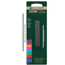 [64772] Blister 4 MiniRefill punta media blu MONTEVERDE