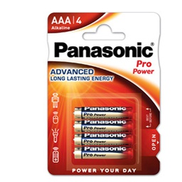 [74791] BLISTER 4 ministilo LR03 Pro Power AAA PANASONIC