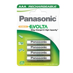 [62478] BLISTER 4 PILE MINISTILO RICARICABILI AAA 1,2V INFINIUM PANASONIC