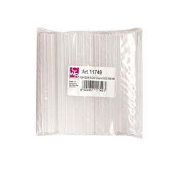 [91583] Blister 50 pz colla stick mini 10cm x diam. 7mm DECO
