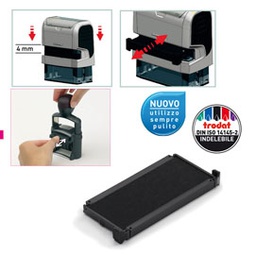 [80945] BLISTER DA 2 TAMPONI 6/4914 NERO TRODAT