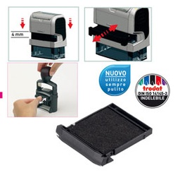 [80948] BLISTER DA 2 TAMPONI 6/9440 NERO TRODAT